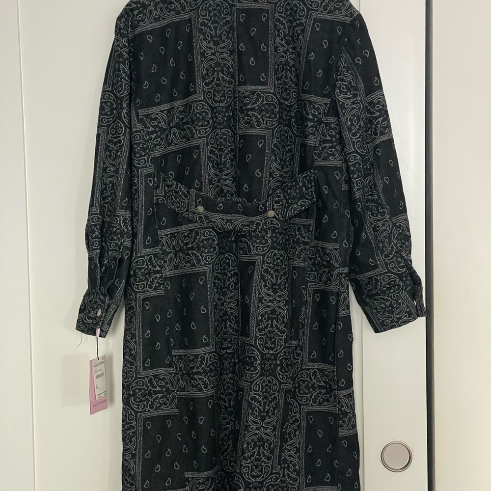 Avec Les Filles Women's Asymmetrical Utility Trench Coat NEW WITH TAGS - Picture 5 of 8